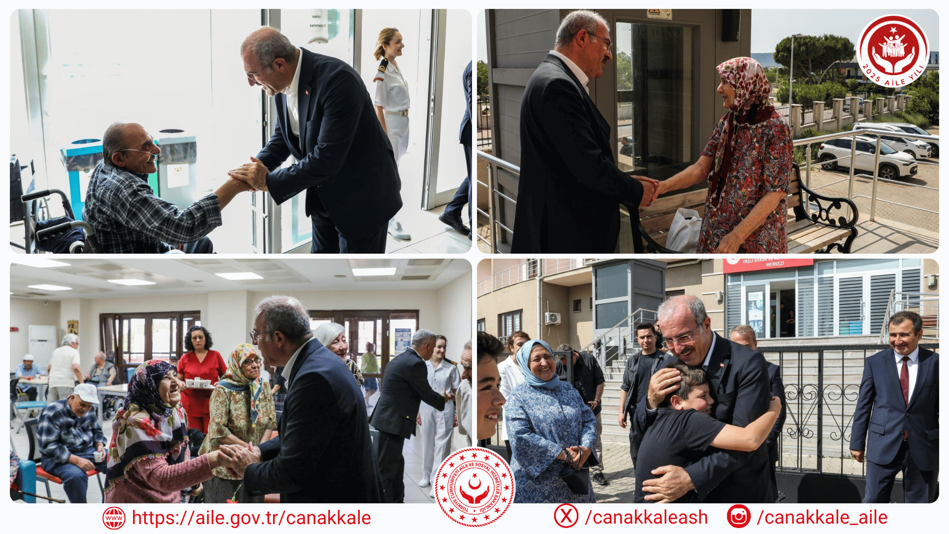 Valimiz Sayın Doç. Dr. Ömer TORAMAN’dan Huzurevi Sakinlerine Bayram Ziyareti