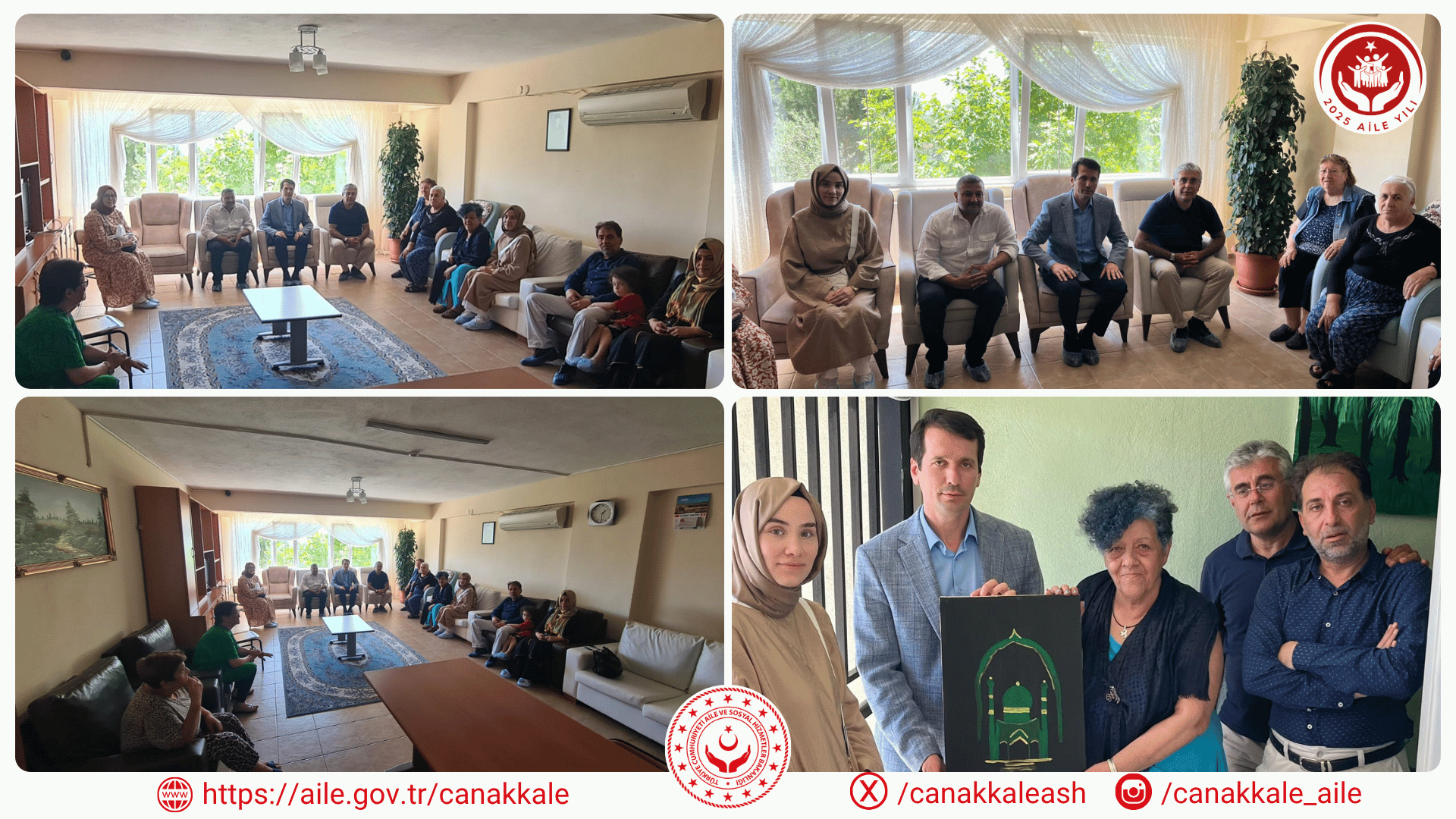 Ayvacık İlçe Müftülüğünden Huzurevi Sakinlerimize Bayram Ziyareti