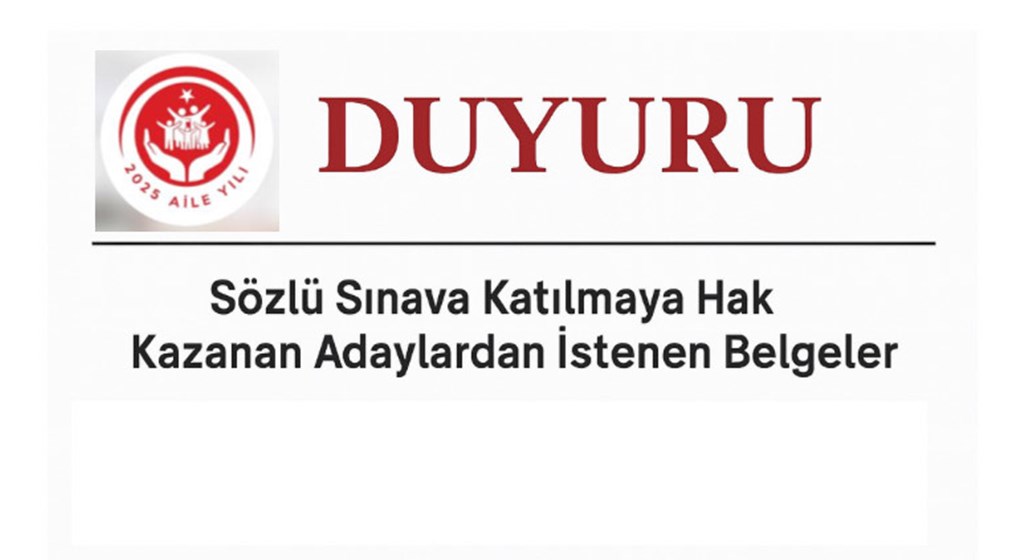 2025 Yılı Engelli, Eski Hükümlü/Terörle Mücadelede Malul Sayılmayacak Şekilde Yaralananların (TMY) Sürekli İşçi (Temizlik Görevlisi) Olarak İstihdam Edilmesine Yönelik Duyuru