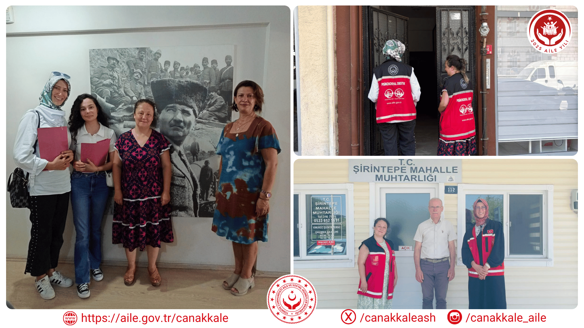 📍 Biga Sosyal Hizmet Merkezinden Hane Ziyaretleri