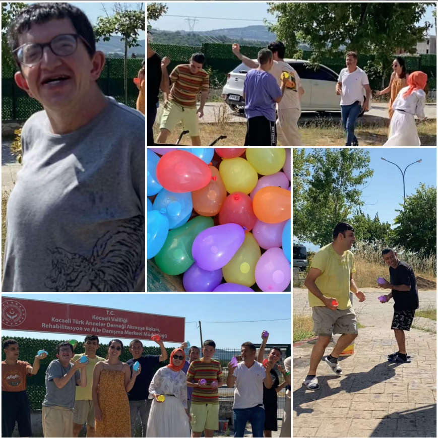 TAD Akmeşe Bakım Rehabilitasyon ve Aile Danışma Merkezi’mizde yazın neşesini su balonlarıyla kutladık! 