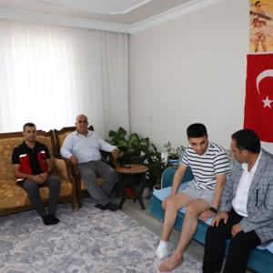 Kahraman Gazimiz Piyade Sözleşmeli Er Serkan Bereket’i Ziyaret Ettik - fotoğraf 2