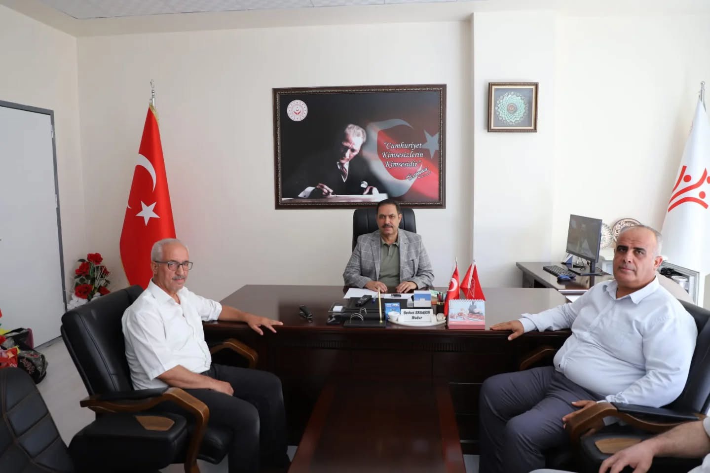 Kahta Sosyal Hizmet Merkezi Müdürlüğümüzü Ziyaret Ettik - fotoğraf 1