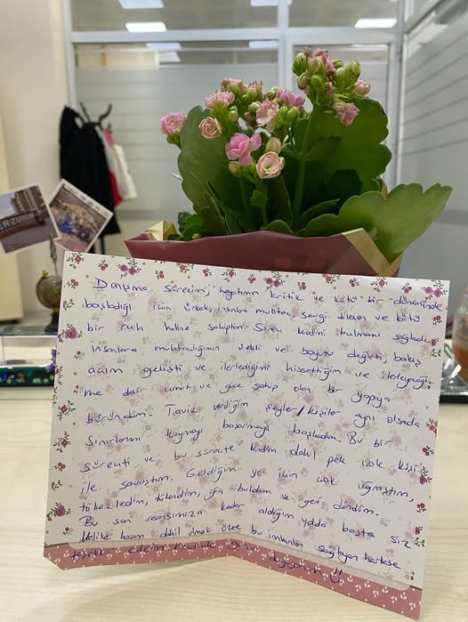 Danışanımızdan Teşekkür Mesajı