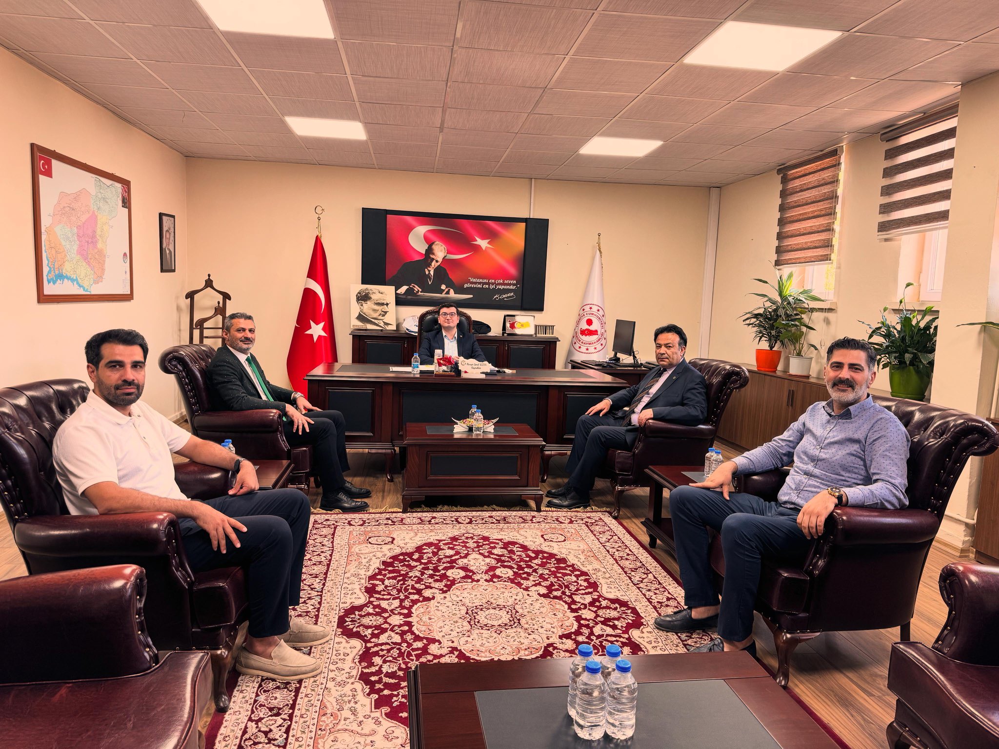 Ovacık Kaymakamı Sayın Hüseyin Şamil Sözen' i Ziyaret