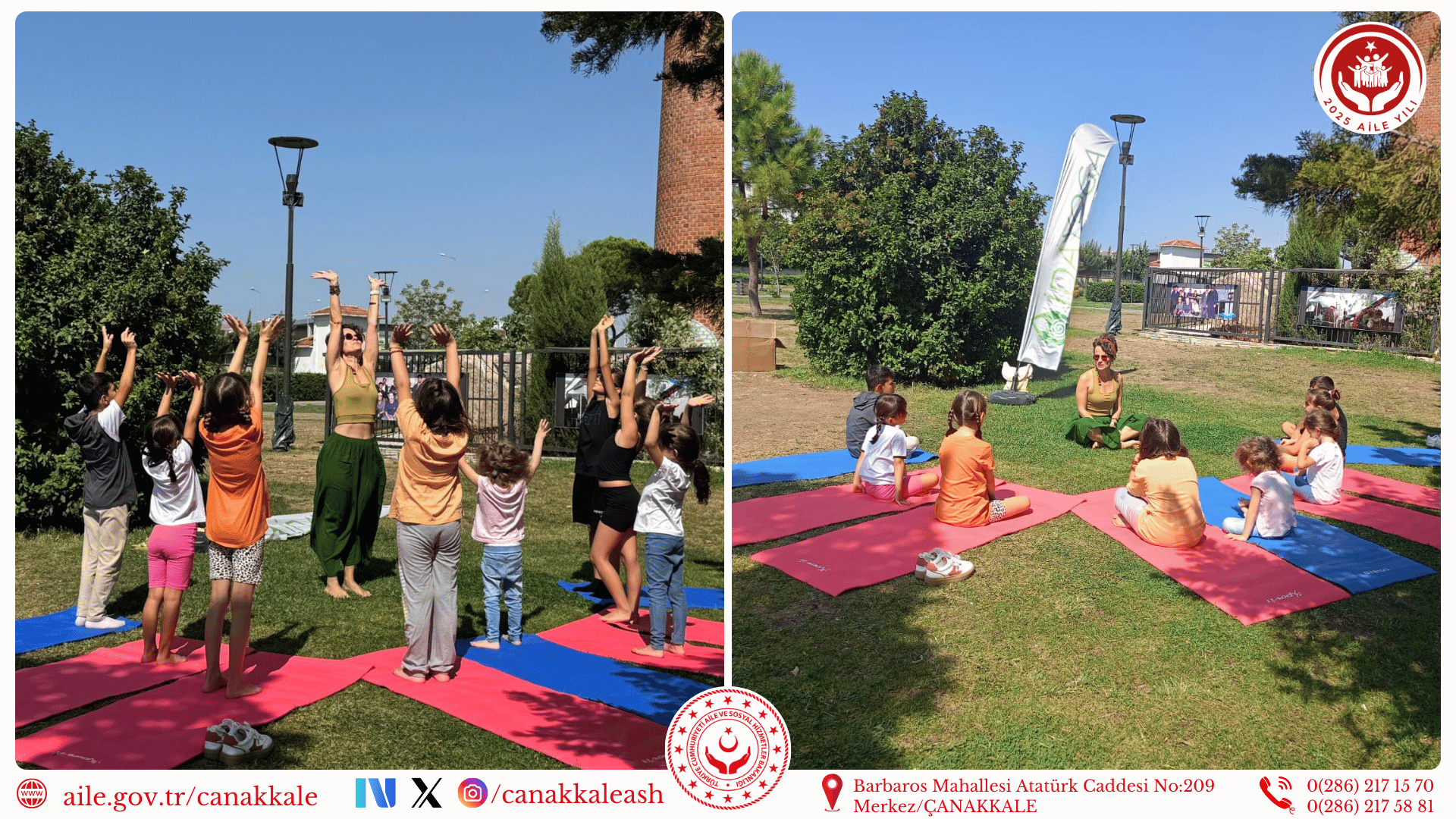 Çocuklarımız Doğa ile İç İçe Yoga Etkinliğinde Buluştu