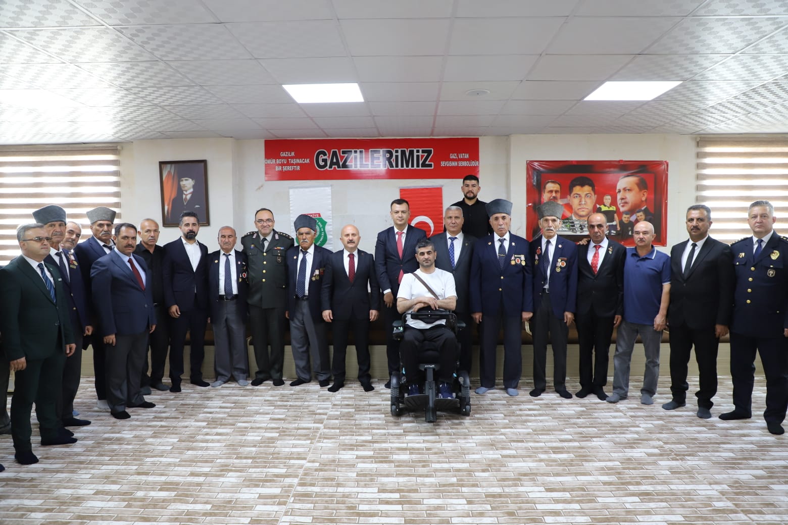 19 Eylül Dolayısıyla Türkiye Harp Malulü Gaziler Şehit Dul ve Yetimleri Derneği’ni Ziyaret Ettik