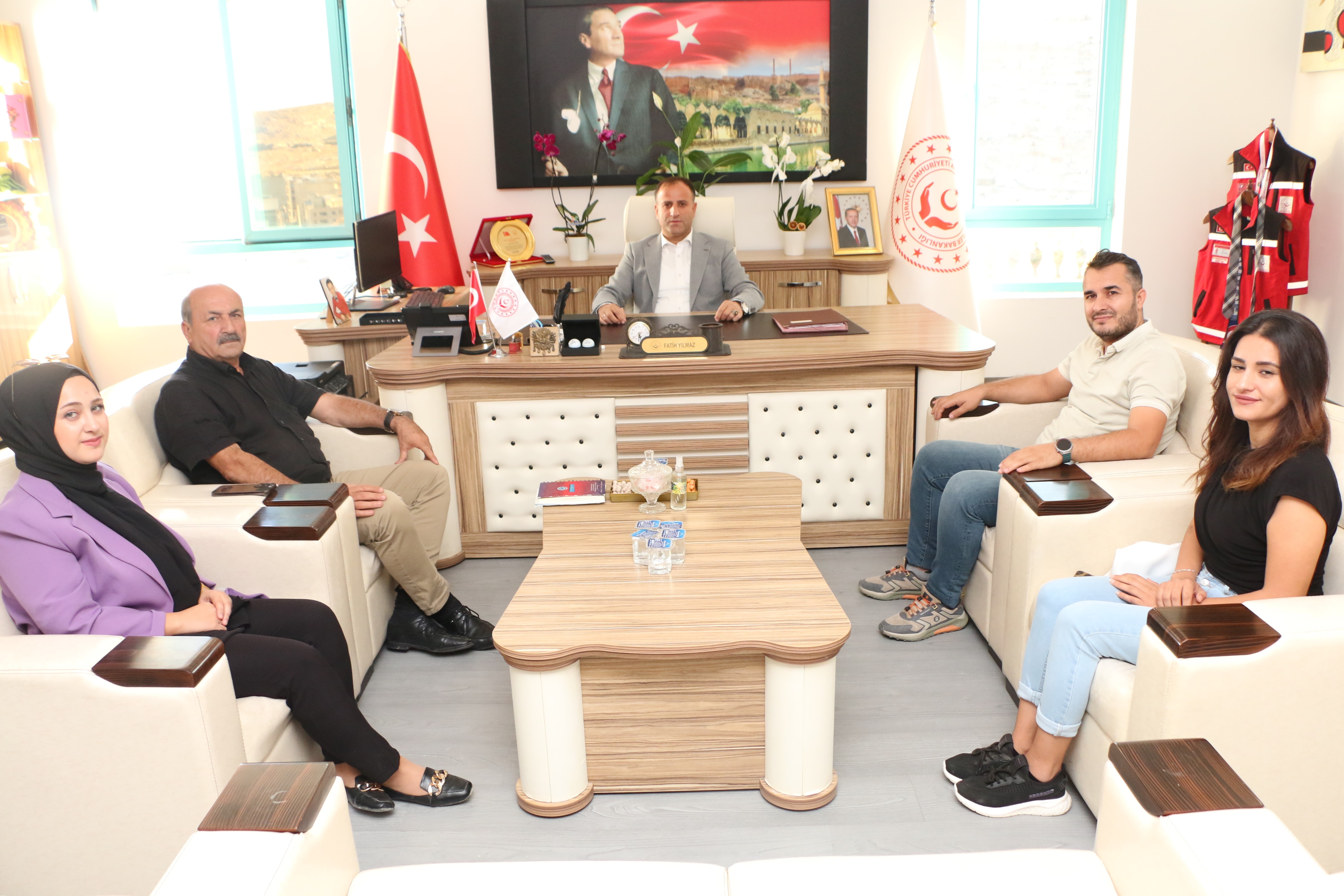 Türk Sağlık Sen Şanlıurfa Şube Başkanlığından Kurumumuza Ziyaret 