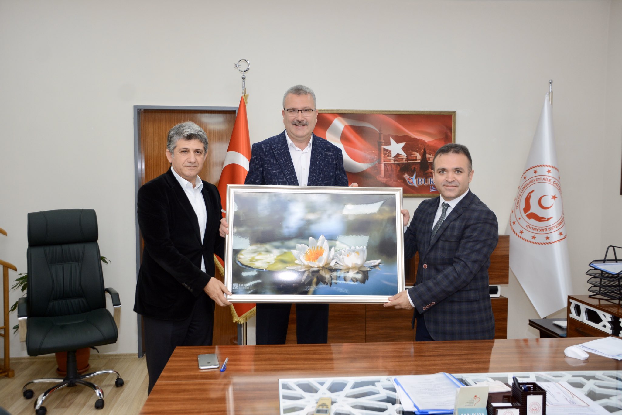 Karacabey Belediye Başkanı Ali ÖZKAN’dan İl Müdürümüze Ziyaret