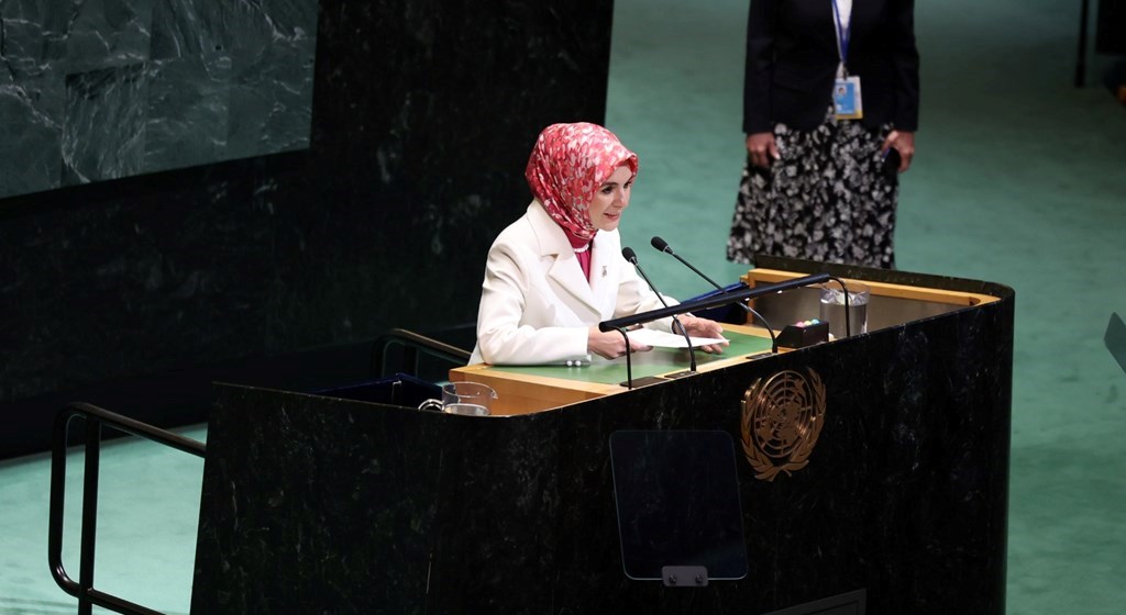 Bakanımız Göktaş, Dördüncü Dünya Kadın Konferansı Genel Kurul Üst Düzey Toplantısı'nda konuştu