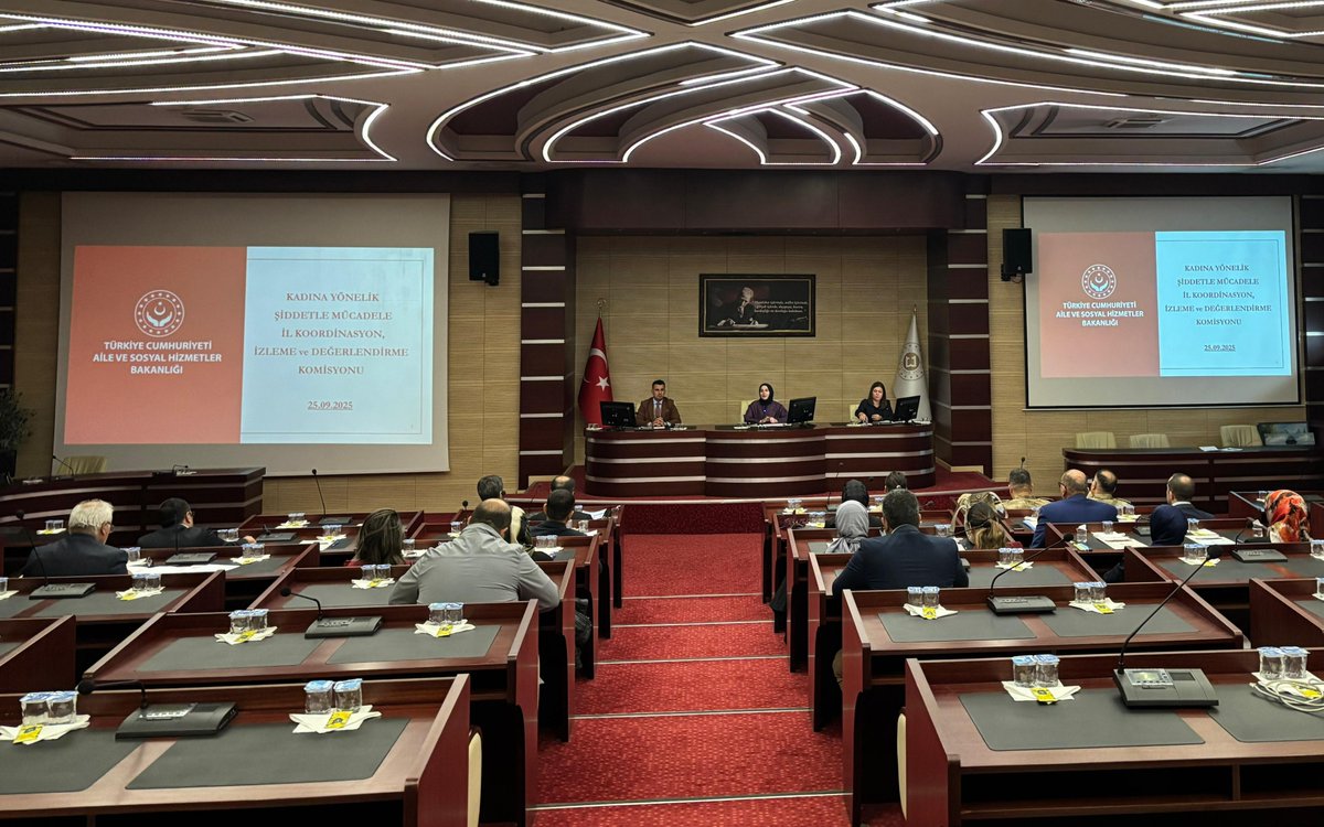 2025 Yılı 3. Dönem Kadına Yönelik Şiddetle Mücadele İl Koordinasyon İzleme ve Değerlendirme Komisyonu Toplantısı