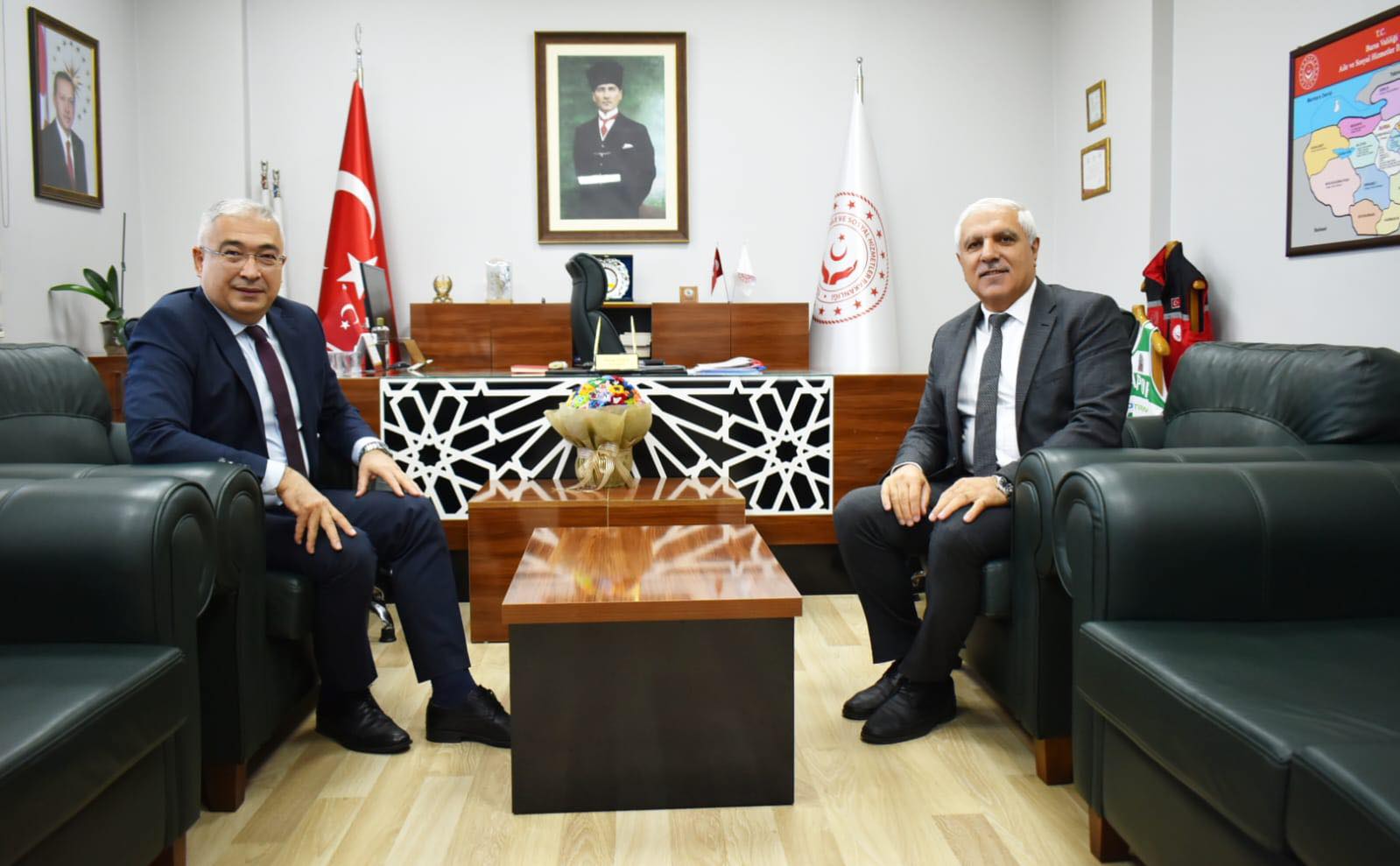 İl Müdürümüz Faruk Uysal, Bakanlık Temsilcisi Bekir Koçyiğit’i Ağırladı
