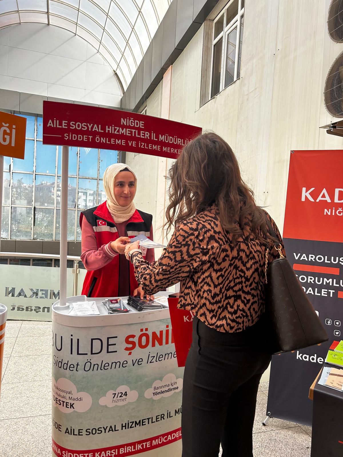 "Güven Toplumun İnşası" Kapsamında Kadına Yönelik Şiddetle Mücadele Etkinliği Düzenlendi