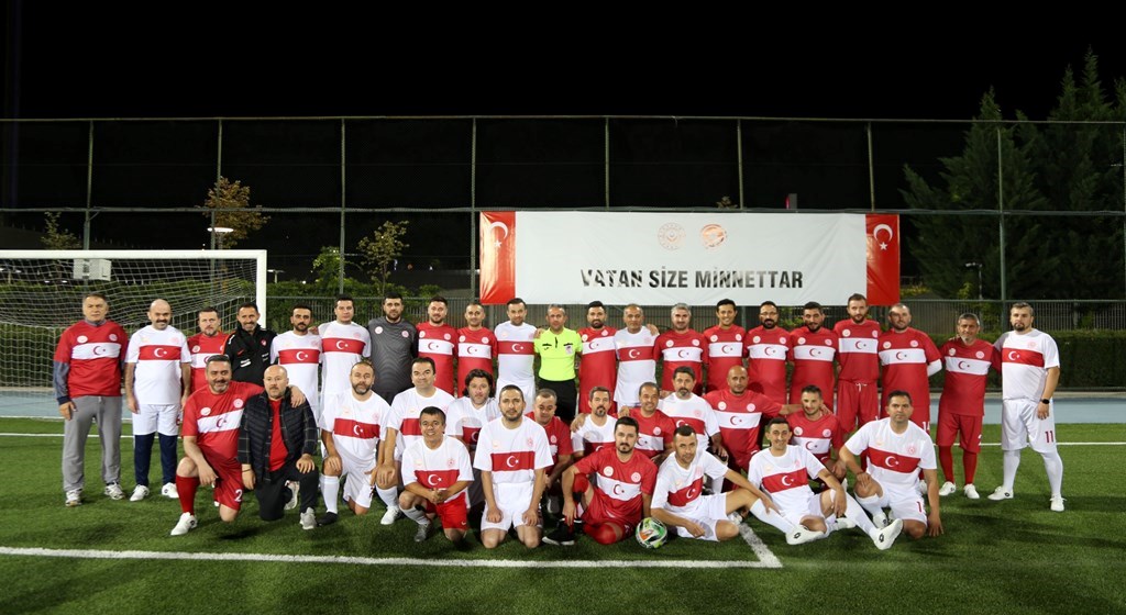 19 Eylül Gaziler Günü dolayısıyla futbol müsabakası düzenlendi