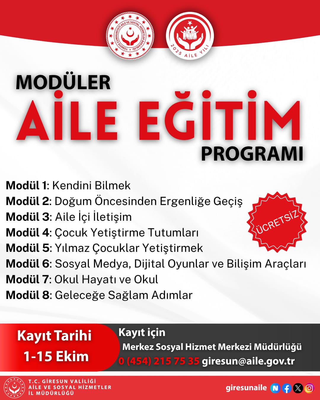Modüler Aile Eğitimi Programı