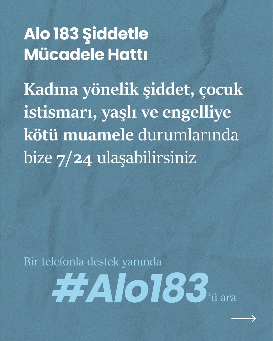 Alo 183 Sosyal Destek Hattı