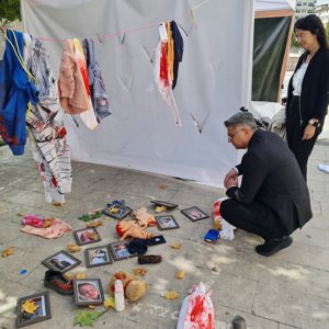 Filistin’de yaşanan zulme karşı durmak ve Gazze’ye destek sağlamak amacıyla ilimizdeki sivil toplum kuruluşları tarafından “Gazze Sokağı” temalı bir farkındalık sergisi oluşturuldu.  - fotoğraf 3