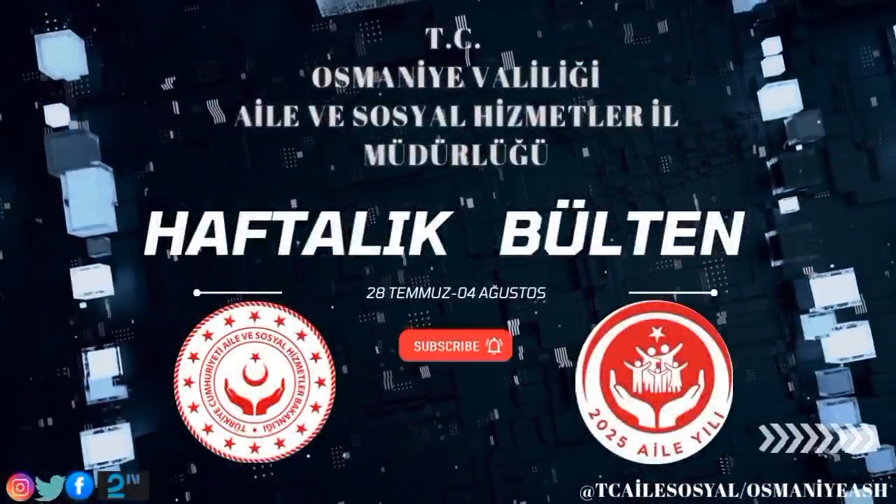 HAFTALIK BÜLTEN 29 TEMMUZ-04 AĞUSTOS 2025