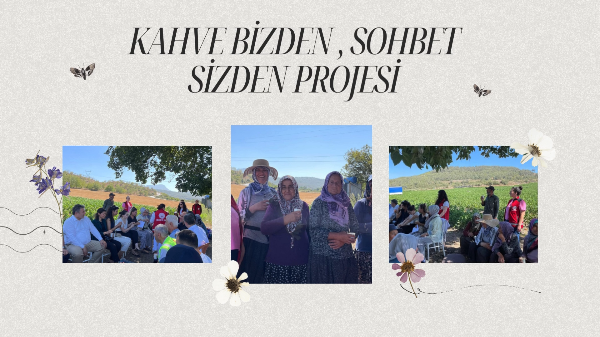 “Kahve Bizden Sohbet Sizden” Projesi Arıklıkaşı Köyünde