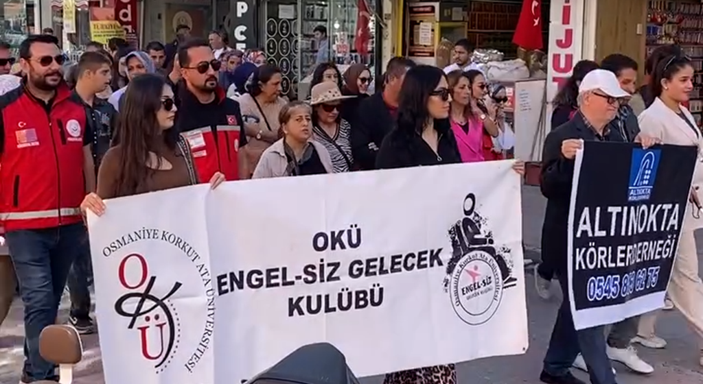 İl Müdürlüğümüz öncülüğünde Beyaz Baston Günü Farkındalık Yürüyüşü