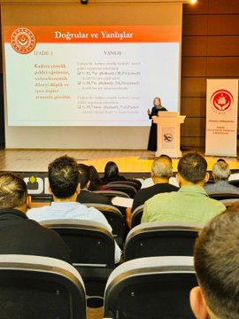 Kadına Yönelik Şiddetle Mücadele ve Aile İçi İletişim konulu farkındalık eğitimi gerçekleştirildi.