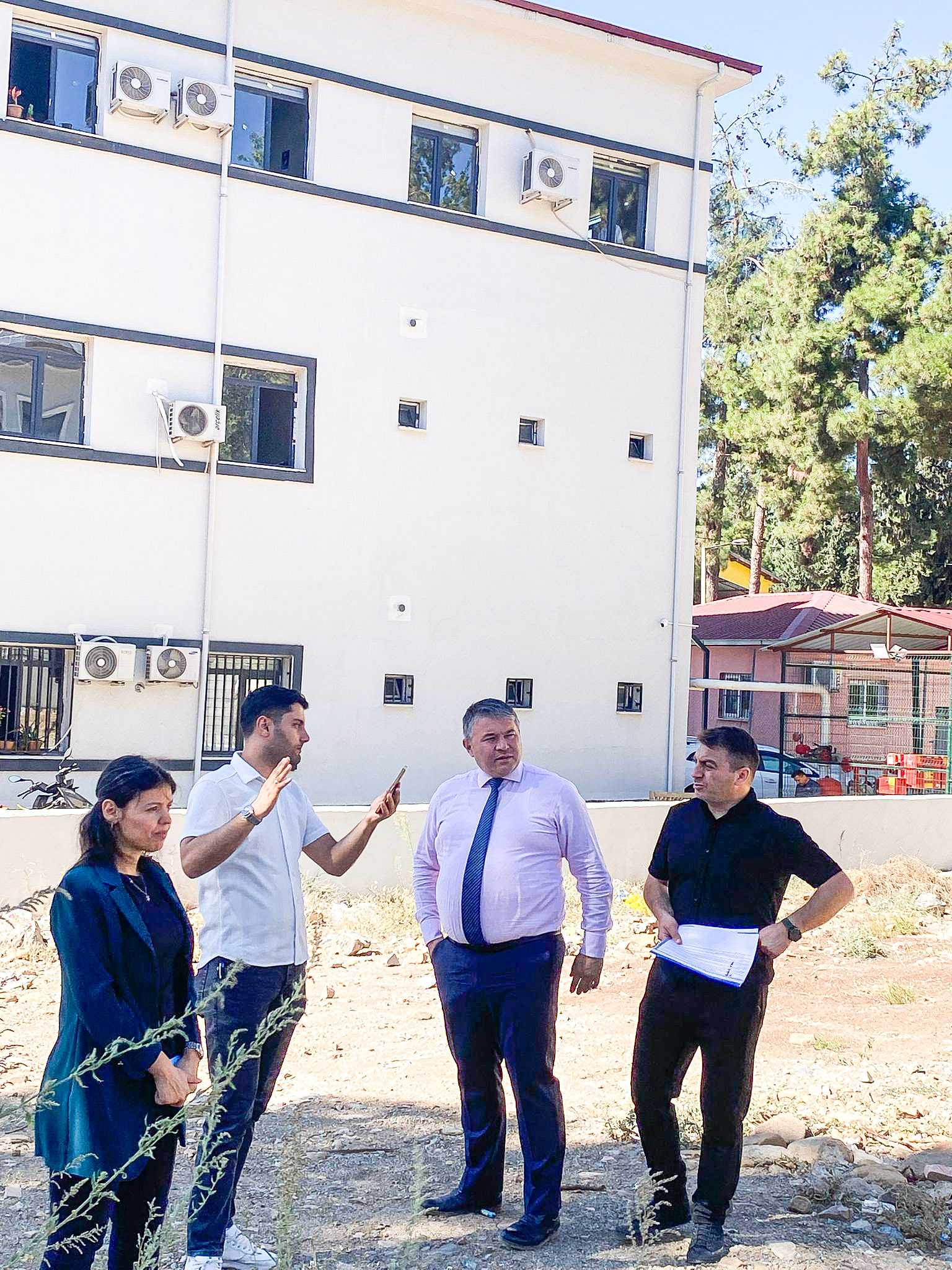 İl Müdürümüz Tolga Nacar, Bahçe Sosyal Hizmet Merkezi Arazisinde İncelemelerde Bulundu