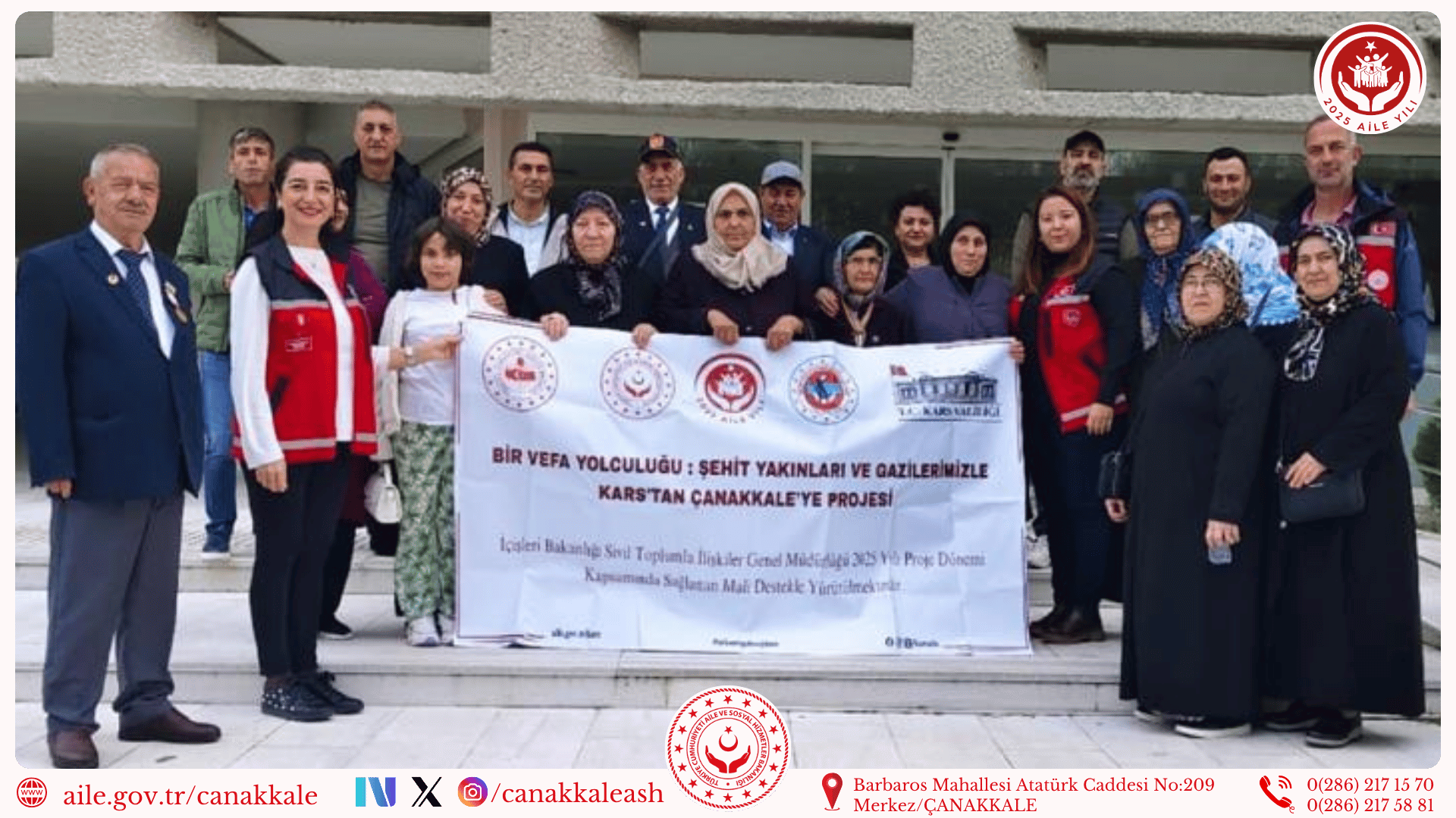 Bir Vefa Yolculuğu: Şehit Yakınları ve Gazilerimizle Kars’tan Çanakkale’ye