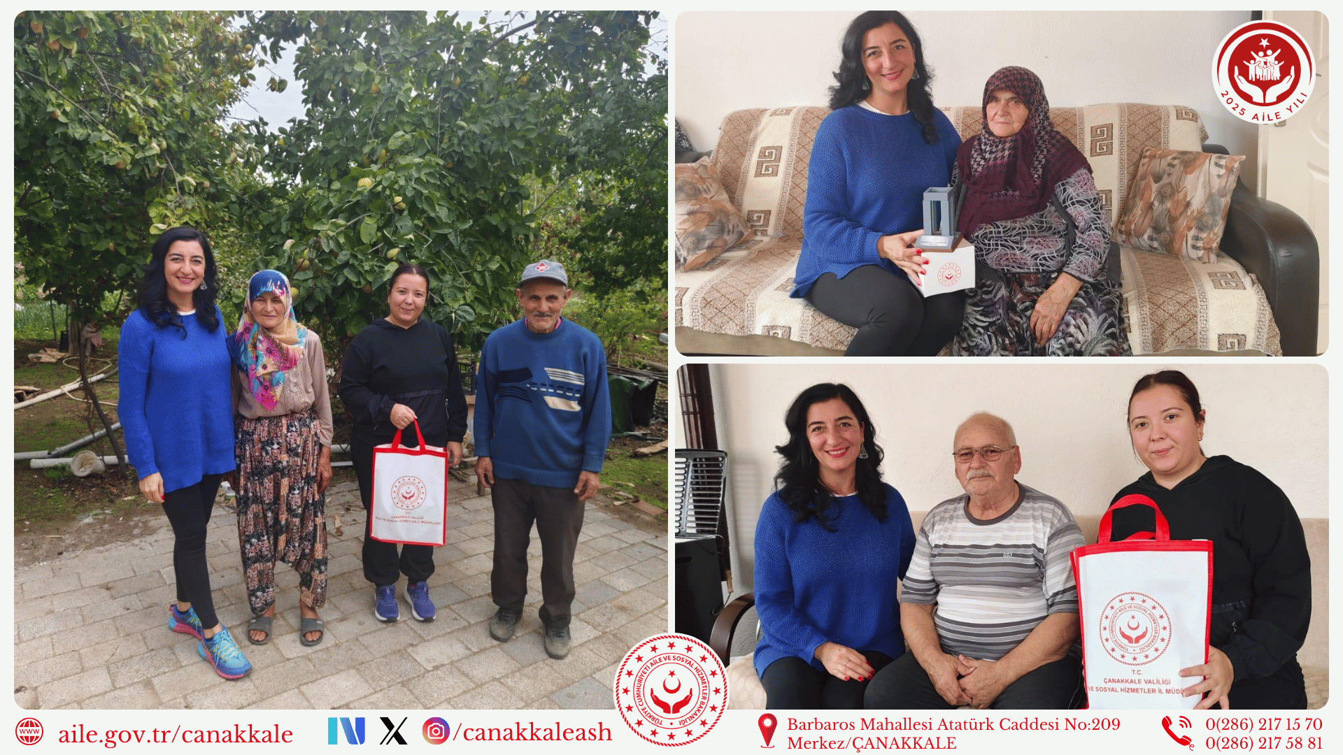 Lapseki’de Şehit Aileleri ve Gazilerimize Vefa Ziyareti