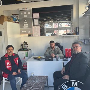 İl Müdür Yardımcımız Fatih Deveci, Şehit ve Gazi Hizmetlerinden sorumlu ekip arkadaşlarımızla birlikte, terör gazimiz Ali Yılmaz’ı iş yerinde ziyaret edildi.                                      - fotoğraf 1