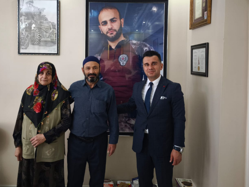 Şehit Polis Memuru Kubilay Karaman’ın Kıymetli Ailesini Ziyaret Ettik