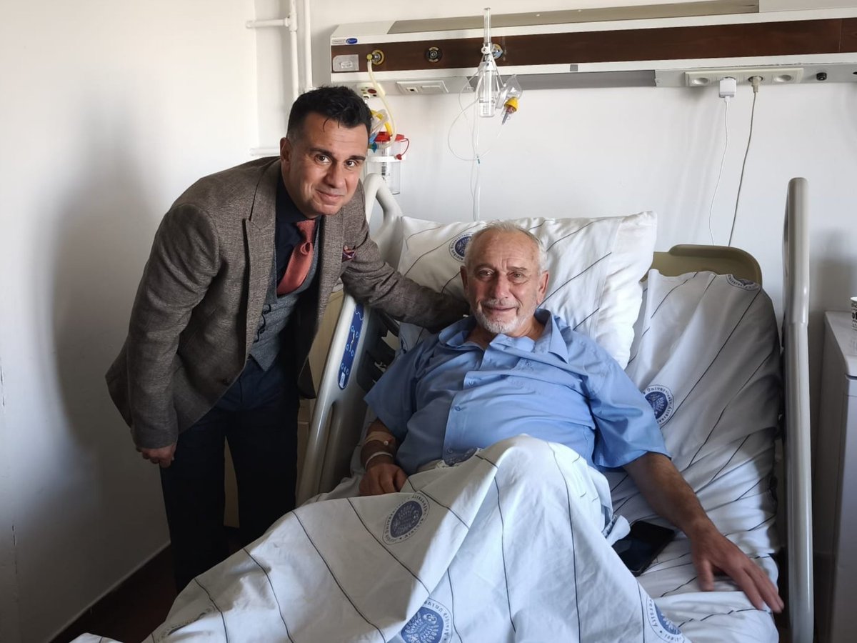 Şehit Burak Tortumlu’nun Kıymetli Babasını Hastanede Ziyaret Ettik.