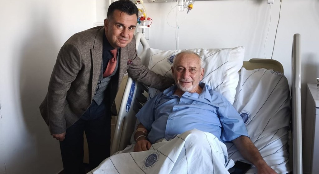 Şehit Burak Tortumlu’nun Kıymetli Babasını Hastanede Ziyaret Ettik.