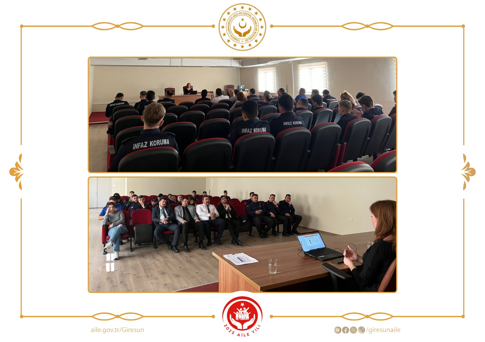 "Evlilikte İletişim ve Yaşam Becerileri" konulu eğitim düzenlenmiştir. 