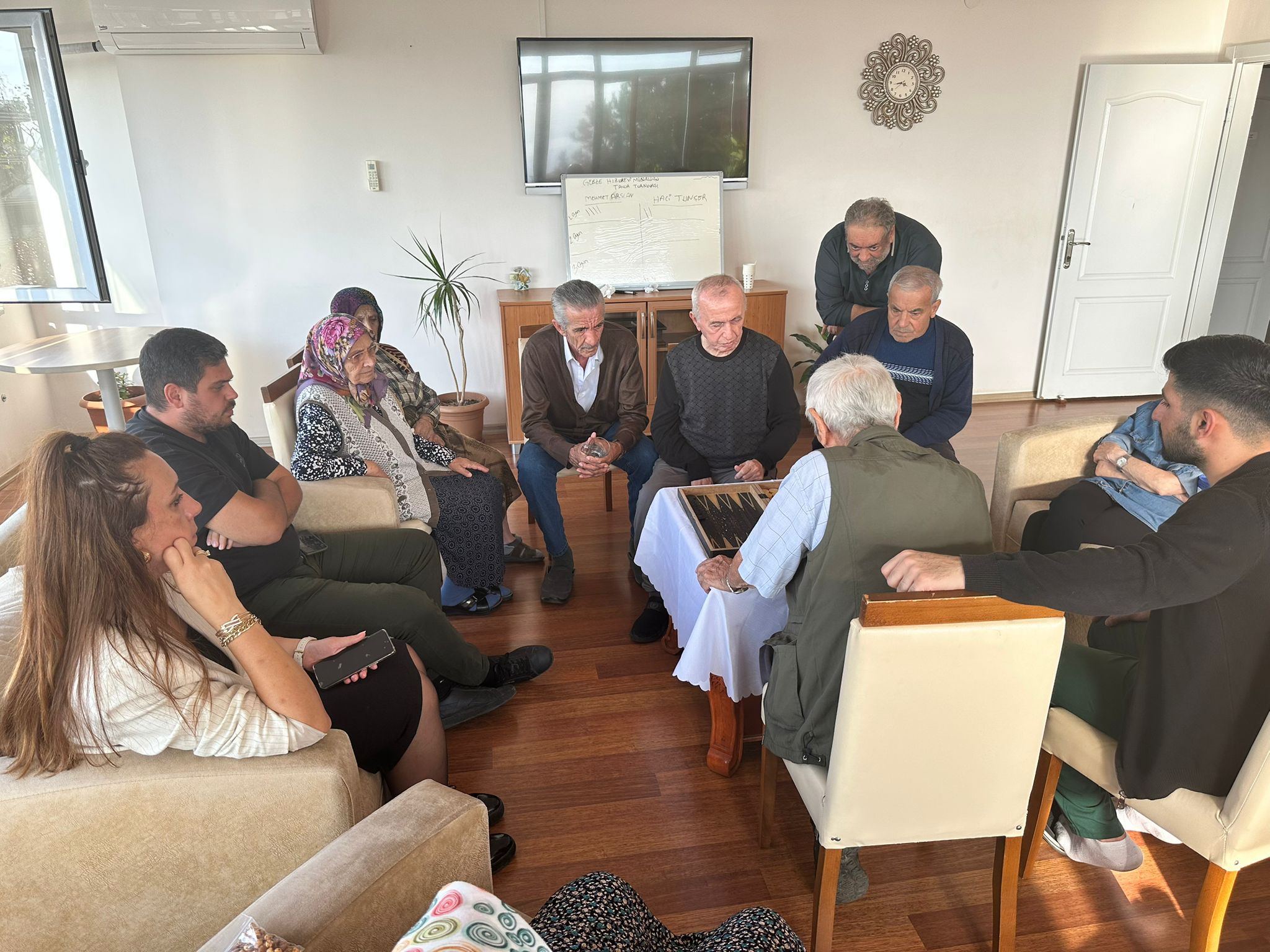 Gebze Huzurevi Tavla Turnuvası Heyecanı Devam Ediyor