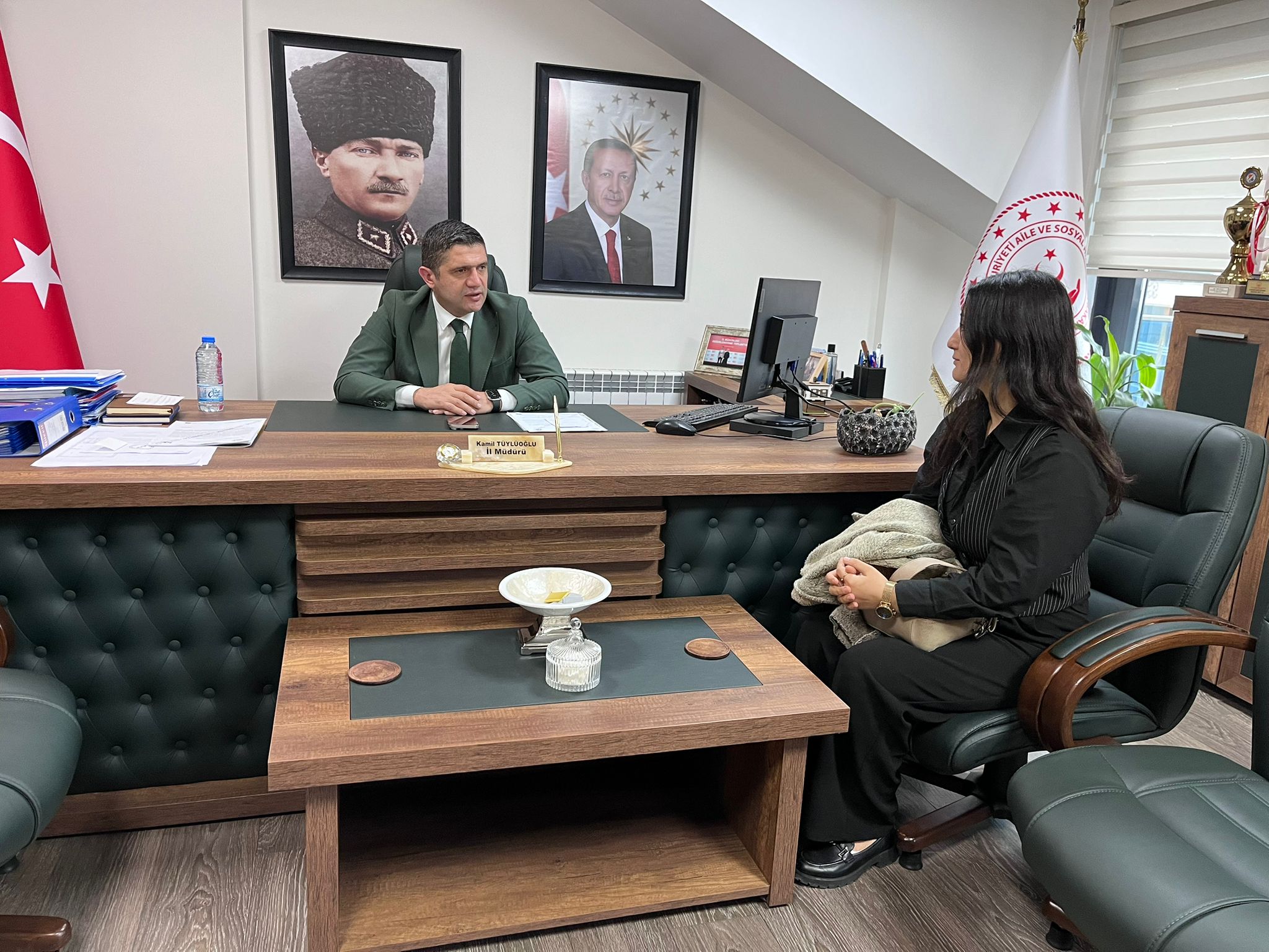 İl Müdürümüz Personelle Haftalık Görüşmelerini Sürdürüyor