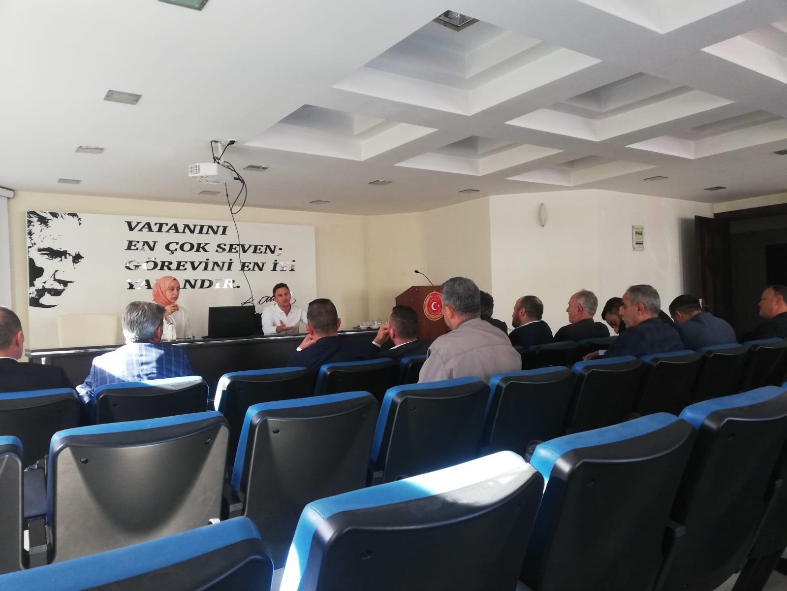 Tekkeköy’de Muhtarlara Bağımlılığa Yönelik Farkındalık Eğitimi Gerçekleştirildi  