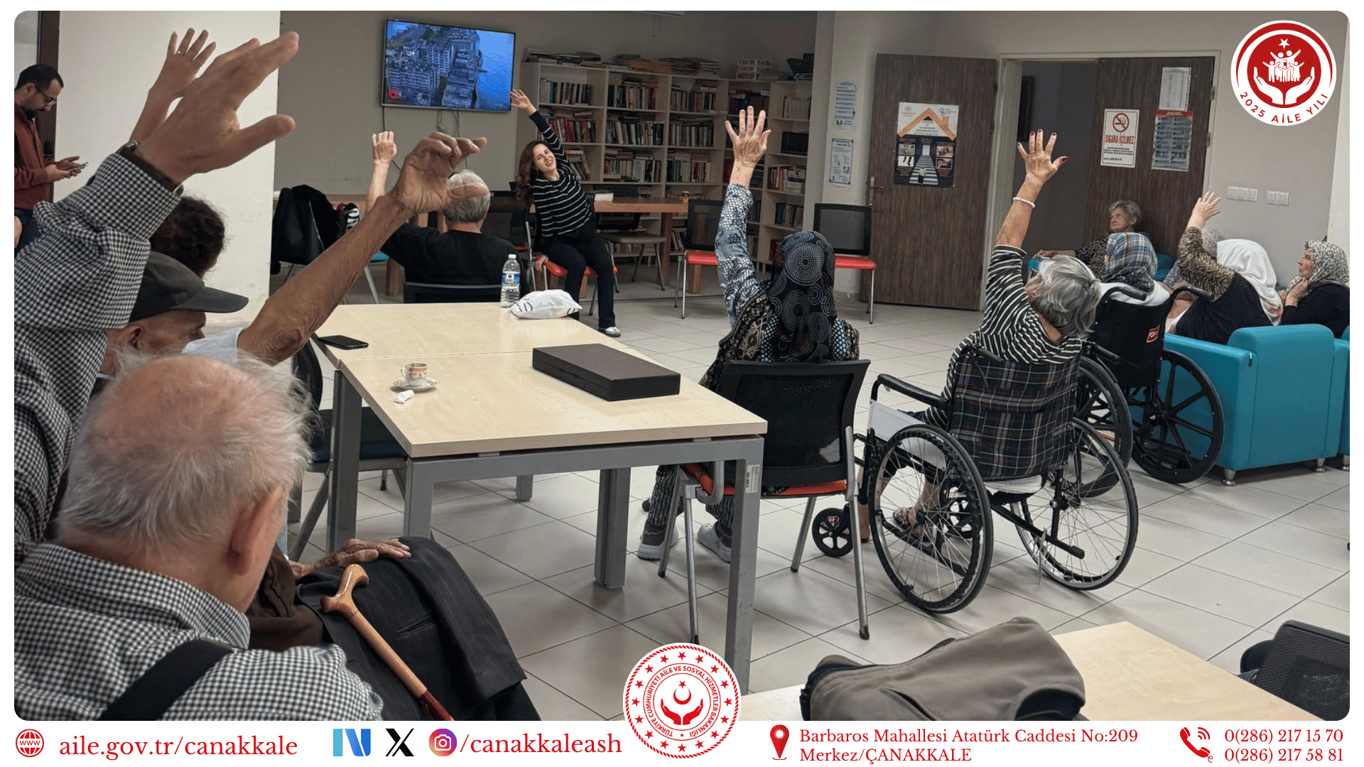 🧘‍♀️ Aile Yılı Kapsamında Huzurevimizde Yoga Buluşması!