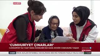 Cumhuriyetimizin 102. Yılını 102 Yaşında Kutladı