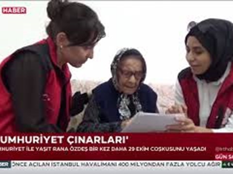 Cumhuriyetimizin 102. Yılını 102 Yaşında Kutladı