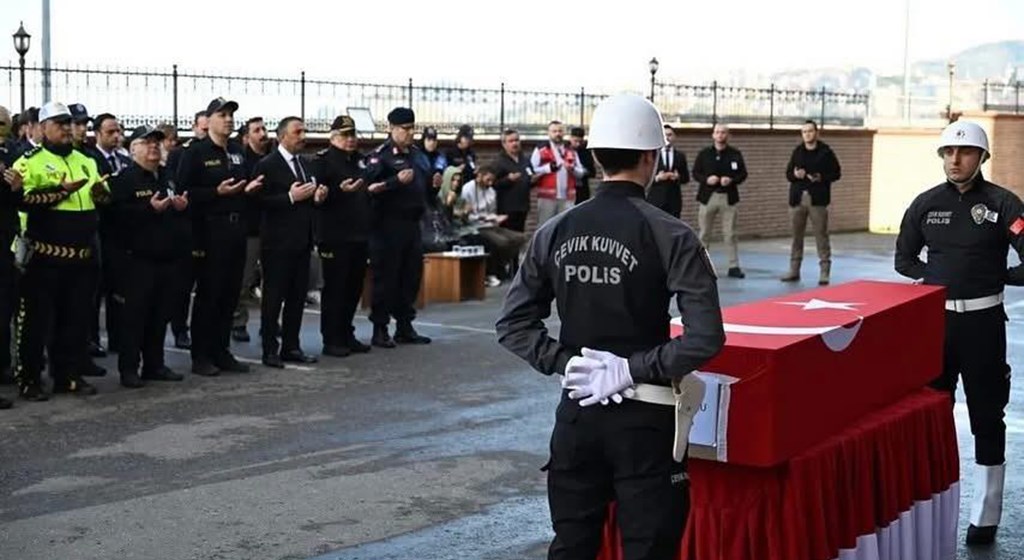 Polis Memuru Tan Belen’in Cenaze Törenine Katılım Sağlanmıştır.