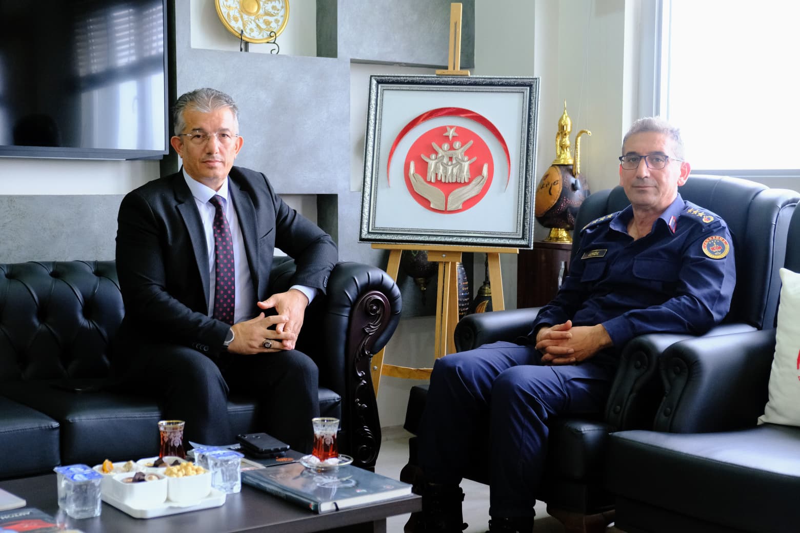 Giresun İl Jandarma Komutanı, İl Müdürümüzü Ziyaret Etti