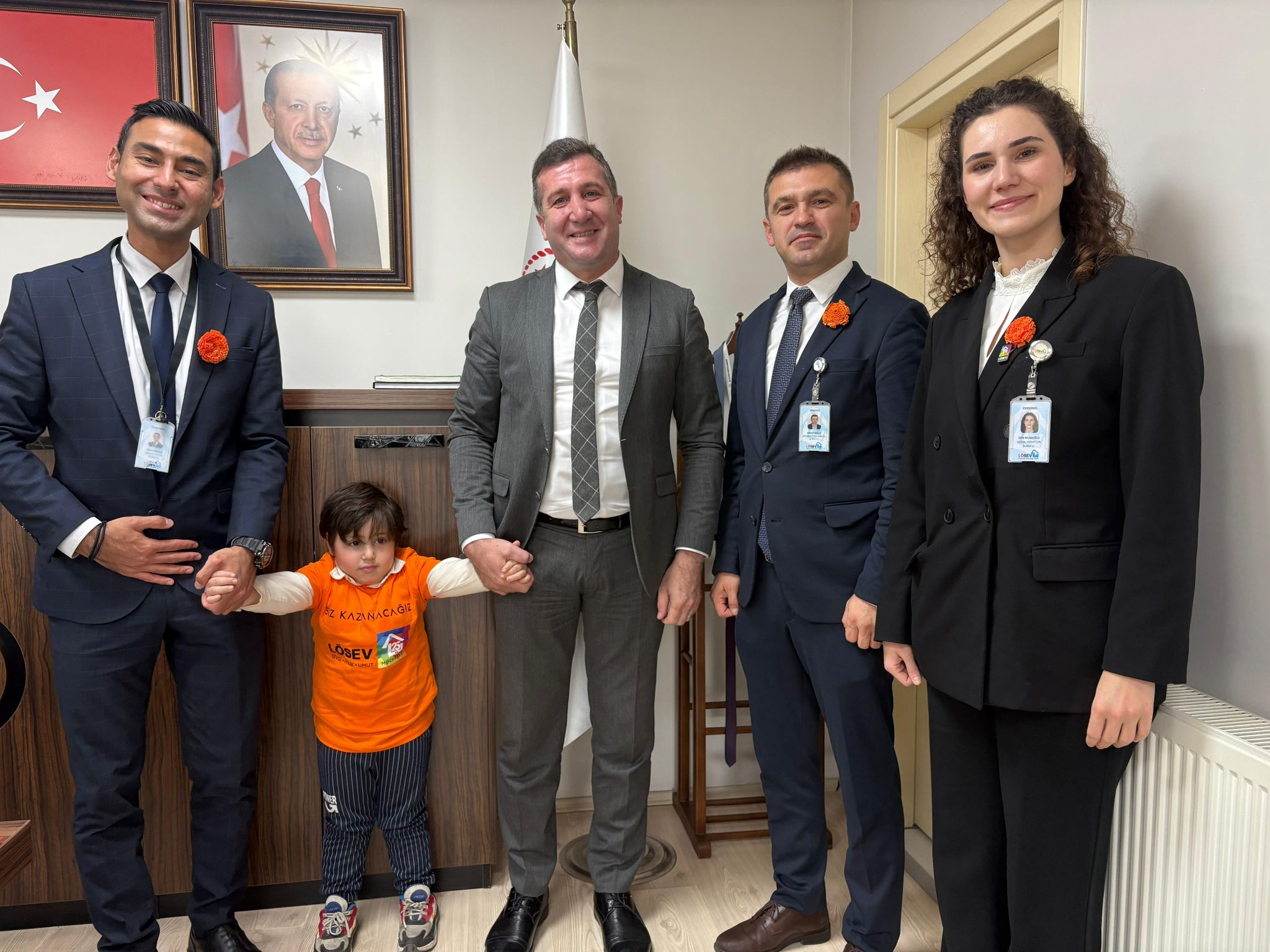 LÖSEV Temsilcilerinden İl Müdürümüz Arif LAÇİN'e  Ziyaret