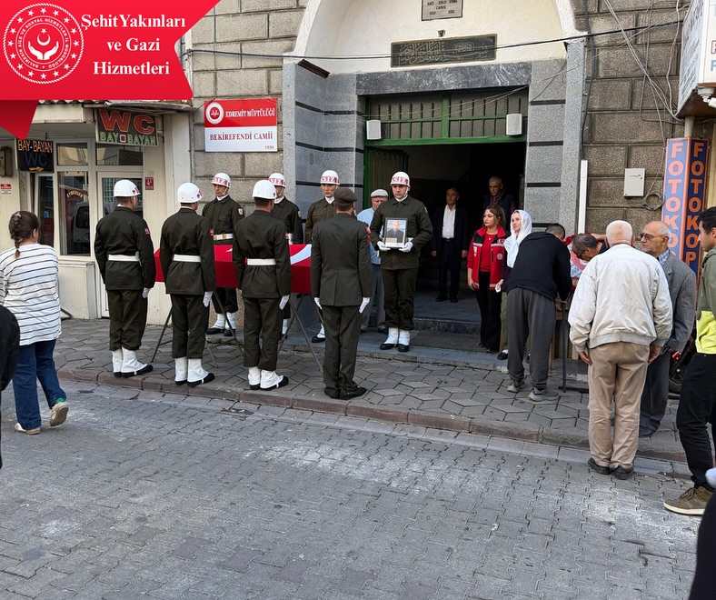 Kıbrıs Gazimiz Ahmet EVİNÇ’in Cenaze Törenine Katılım Sağladık