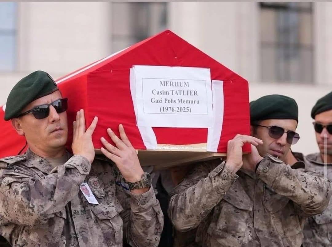 GAZİ POLİS MEMURU CASİM TATLIER SON YOLCULUĞUNA UĞURLANDI