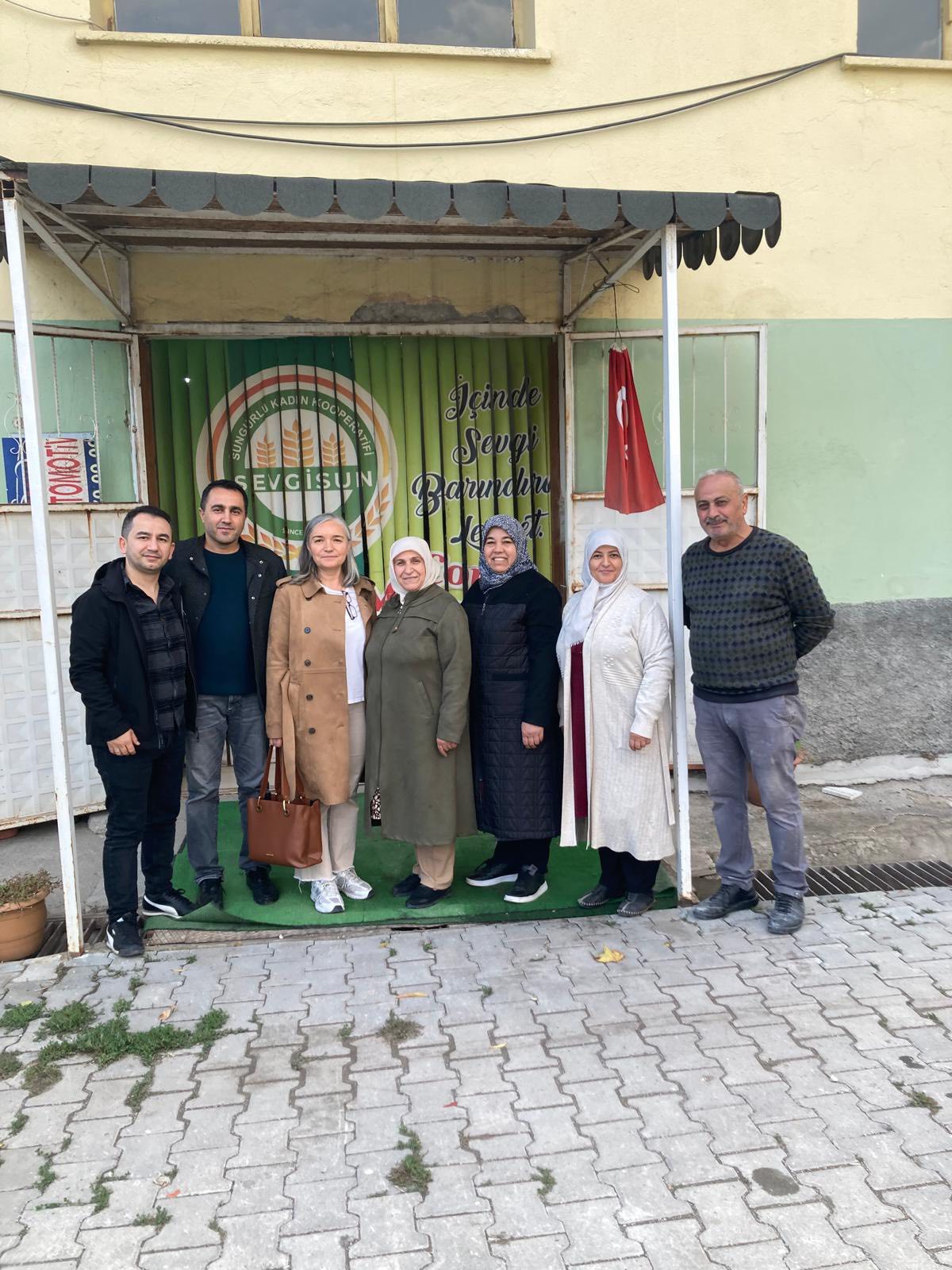 SevgiSun Sungurlu Kadın Girişimi Üretim ve İşletme Kooperatifi Ziyareti