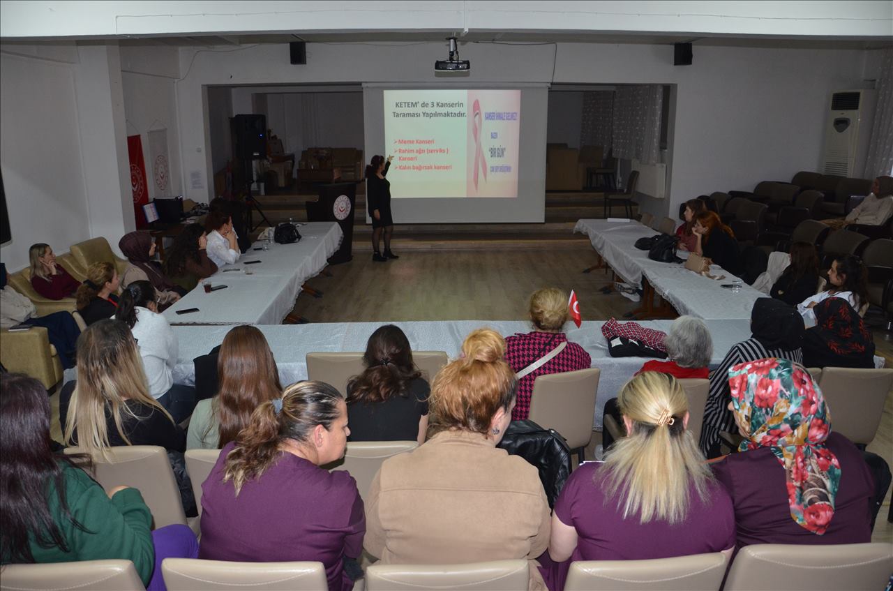 Meme Kanseri Bilinclendirme ve Farkındalık Ayı etkinlikleri kapsamında Eğitim Düzenlendi.