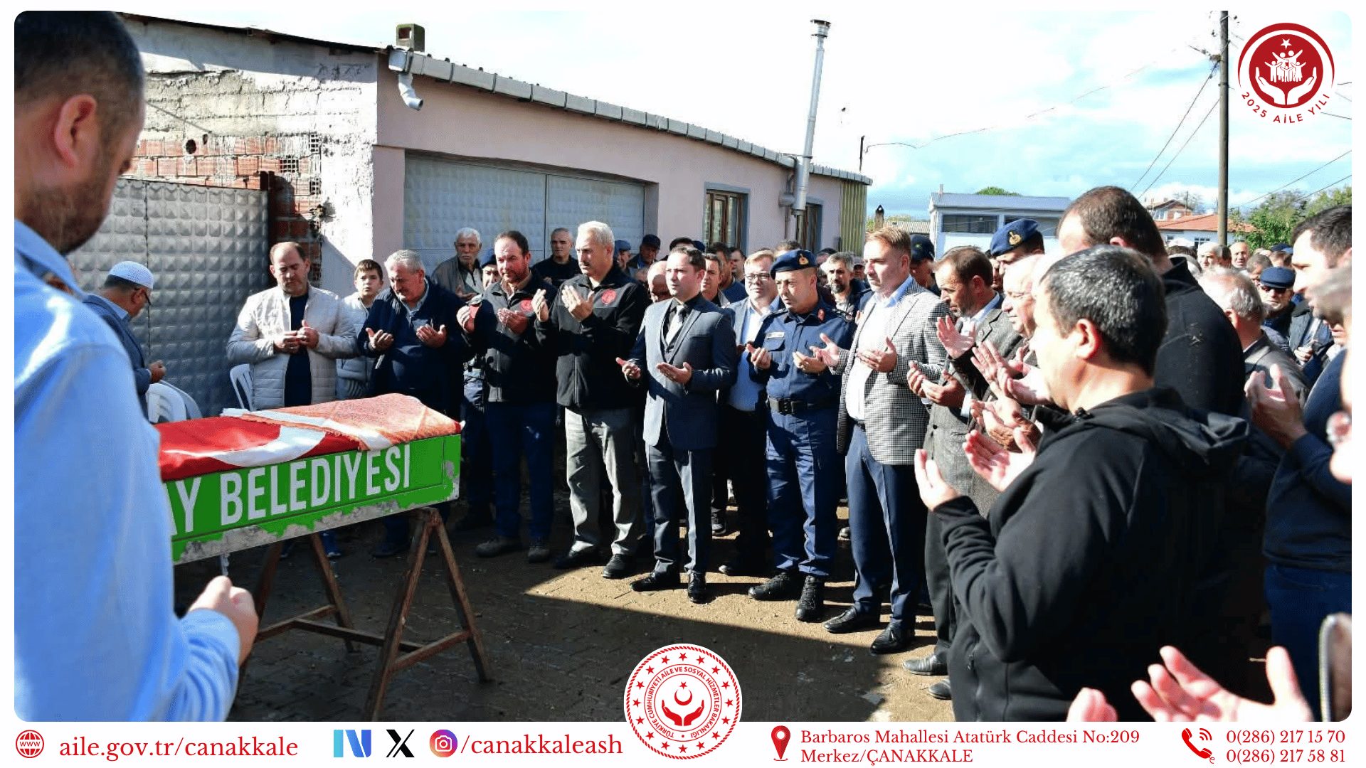 Aziz Şehidimiz Mehmet ÖZER’in Vefat Eden Kıymetli Annesi Rahime ÖZER, Dualarla Son Yolculuğuna Uğurlandı 🇹🇷