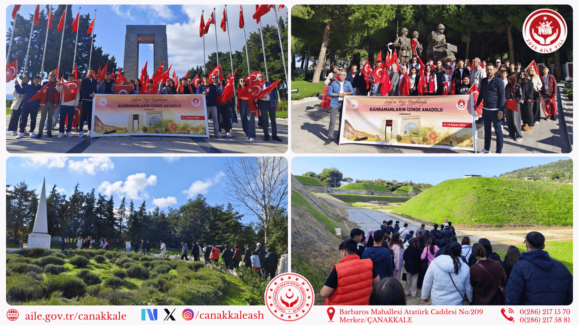 Şehit ve Gazi Çocukları ile Kahramanların İzinde Anadolu - Çanakkale Programı 2. Gün