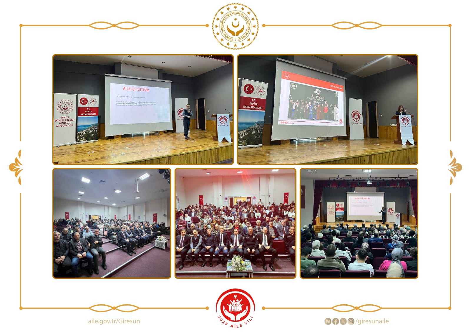 2025 Aile Yılı Etkinlikleri Kapsamında "Aile İçi İletişim, Dijital Medya Okuryazarlığı ve Dijital Bağımlılık" Semineri Düzenlendi