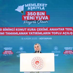 Bakanımız Göktaş, Adıyaman'da 350 bininci deprem konutunun teslim töreninde konuştu - fotoğraf 1
